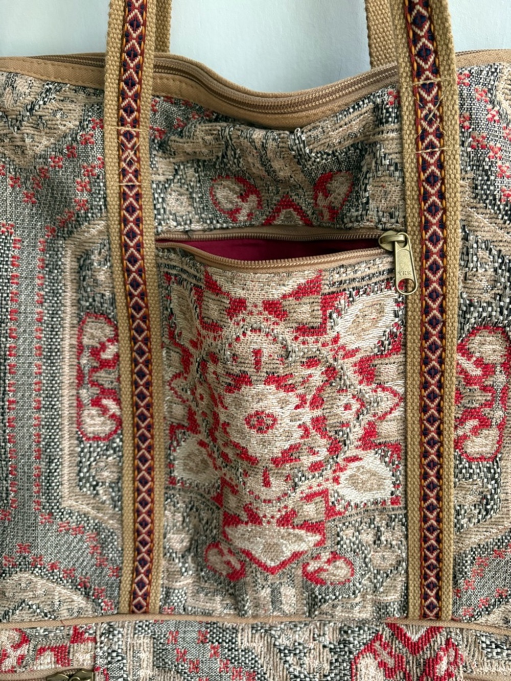 Free People Magic Carpet Weekender Bag !!🔥 RARE & STUNNING 🔥 - Picture 5 of 16
